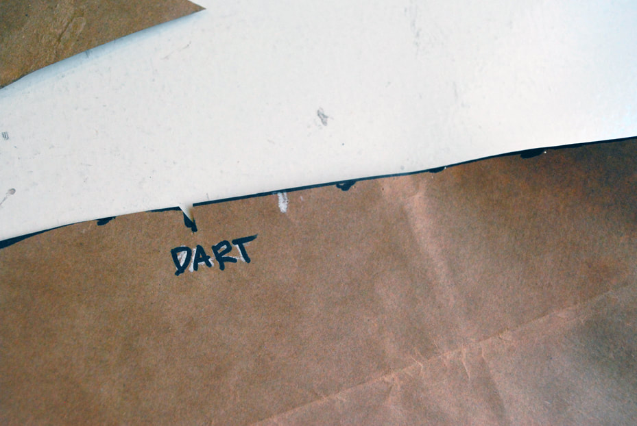 Dart notch labeled DART